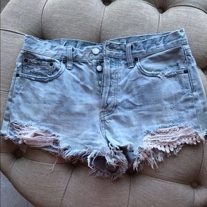 Free People Denim Shorts